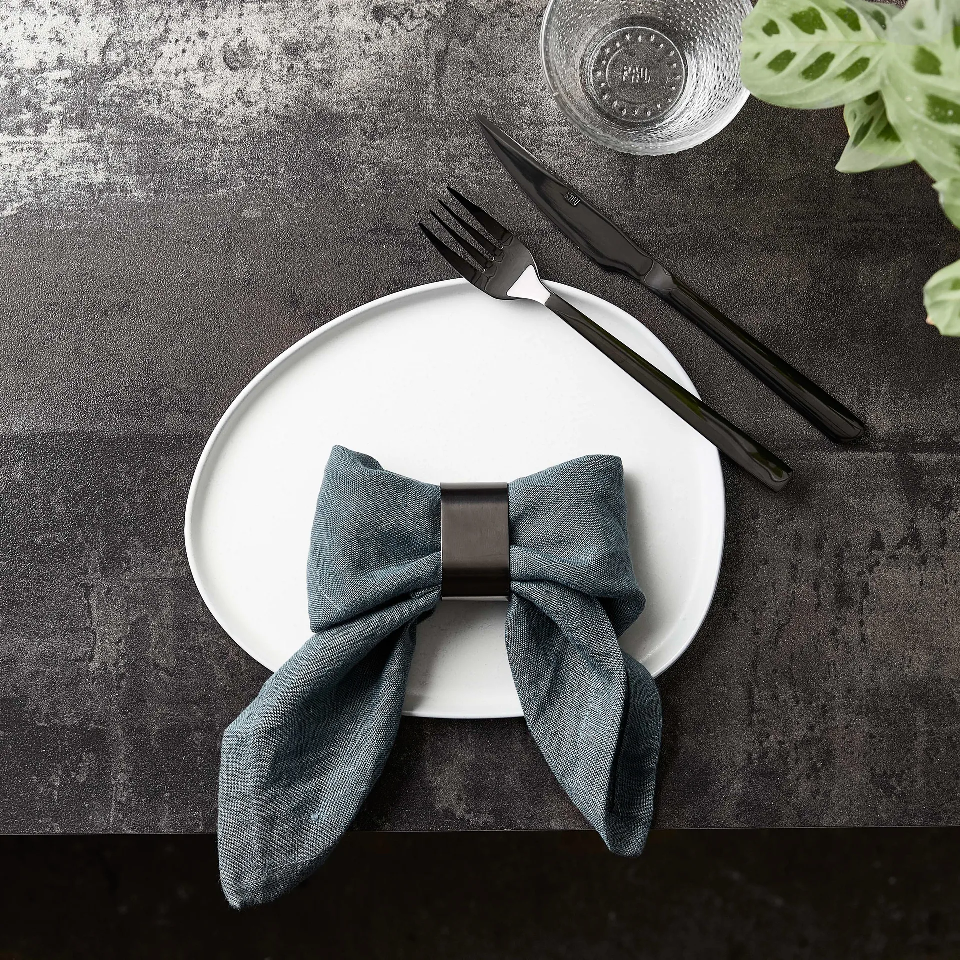 Assiette Raw Organic 24x21 cm, Blanc artique Aida