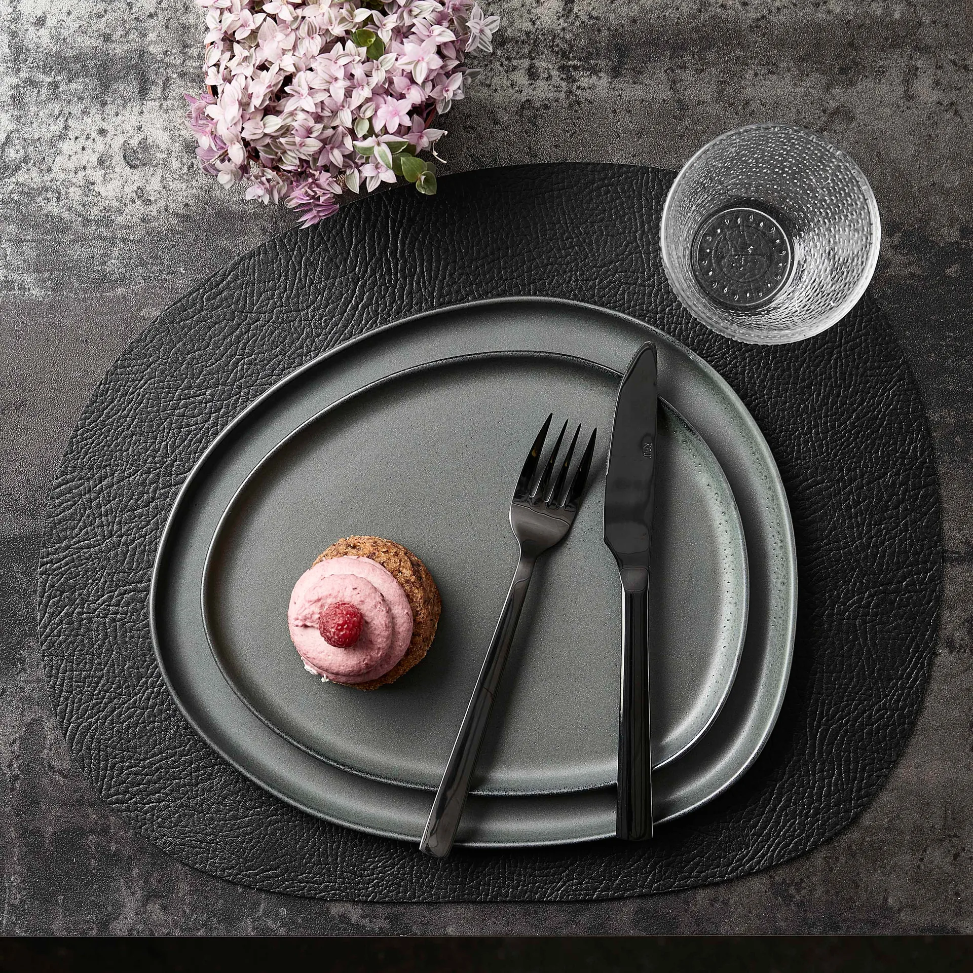 Assiette Raw Organic 24x21 cm, Northern Green Aida