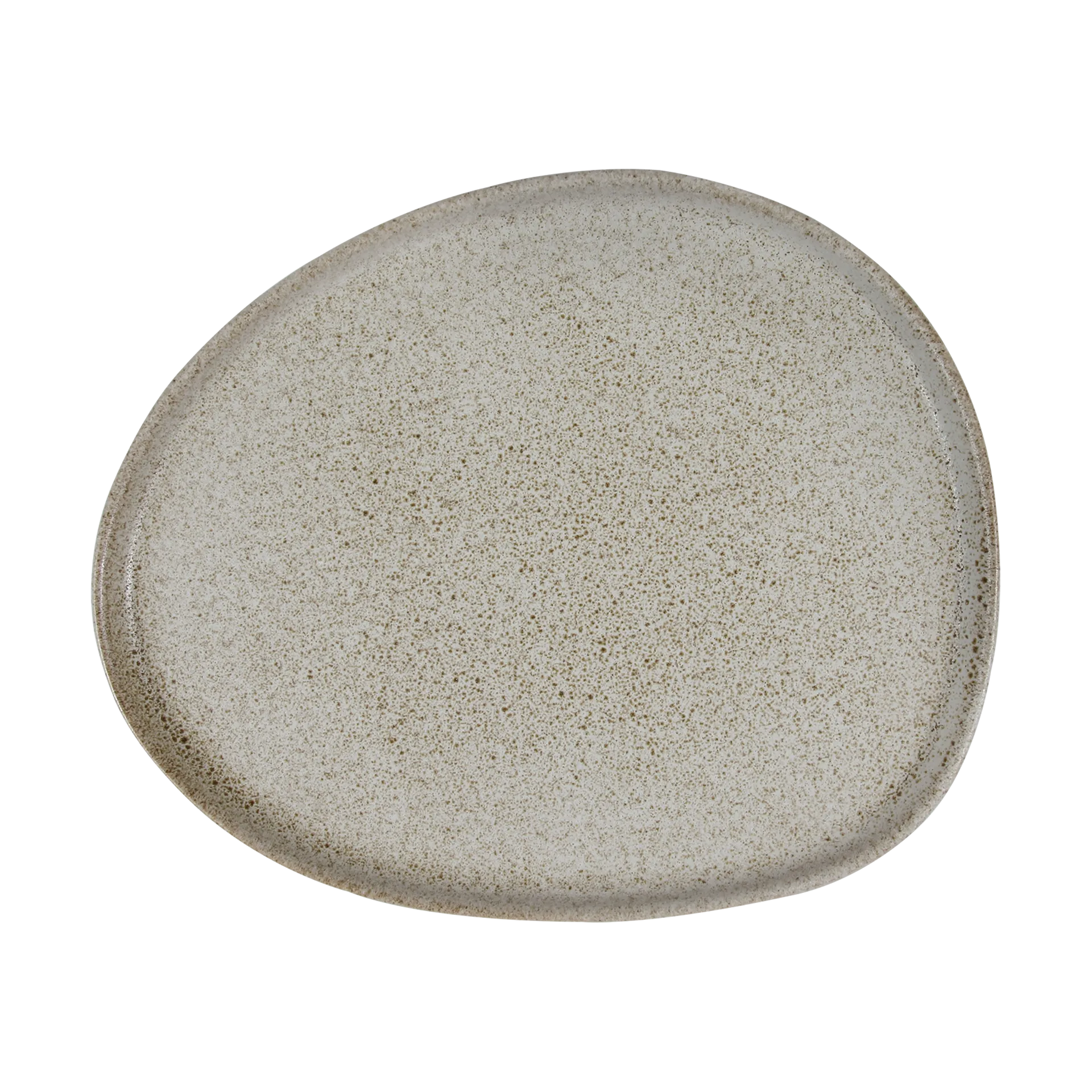 Assiette Raw Organic 24x21 cm, Sandy beige Aida