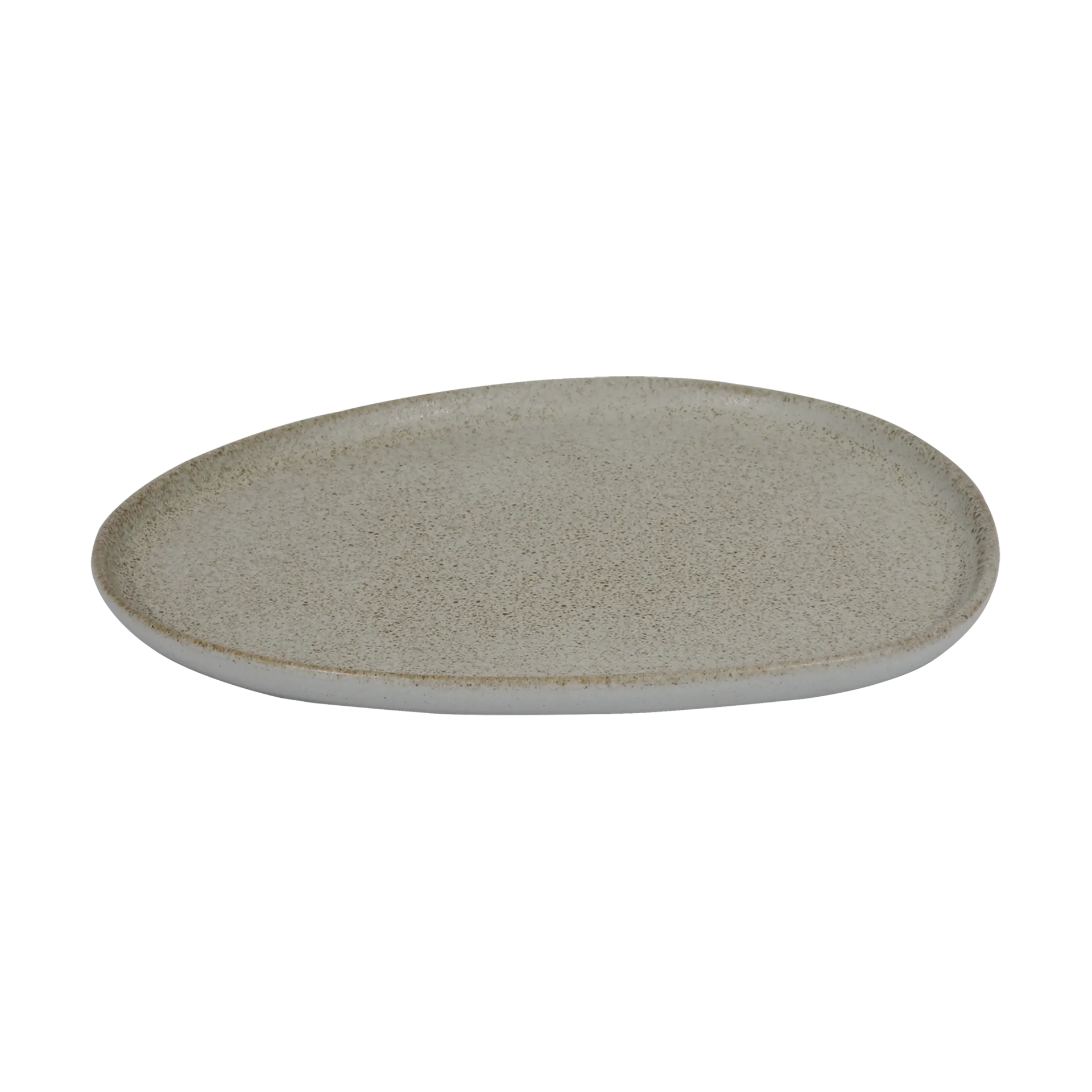 Assiette Raw Organic 24x21 cm, Sandy beige Aida
