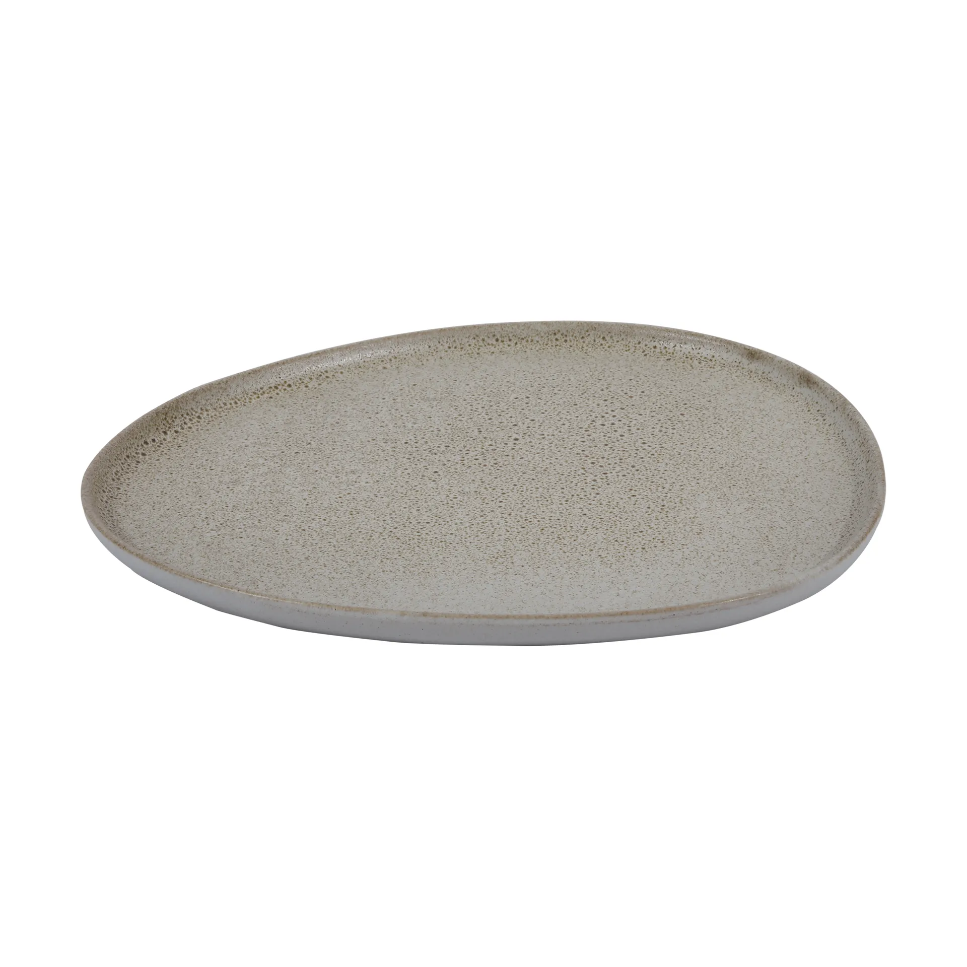 Assiette Raw Organic 29x25 cm, Sandy beige Aida
