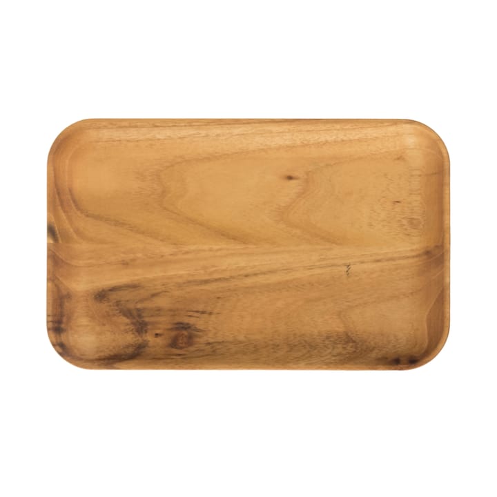 Assiette Raw rectangulaire 23,7x14,9 cm - Bois - Aida