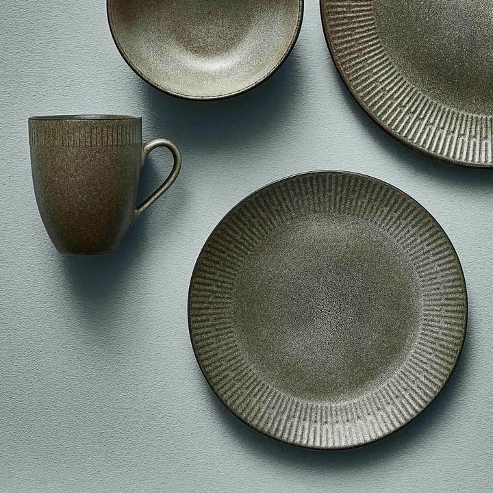 Assiette Relief 22 cm - Gris - Aida