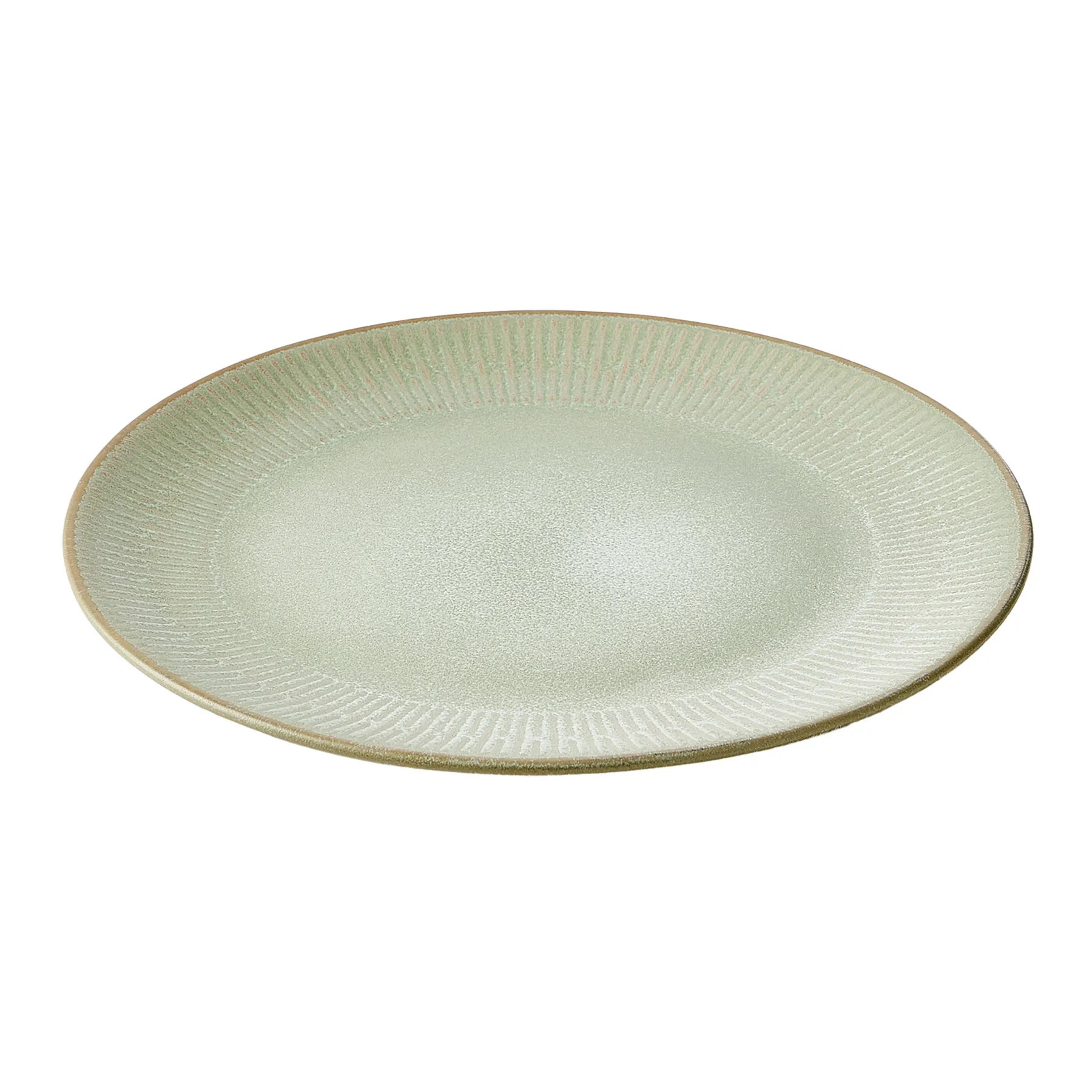 Assiette Relief 27 cm, Vert Aida