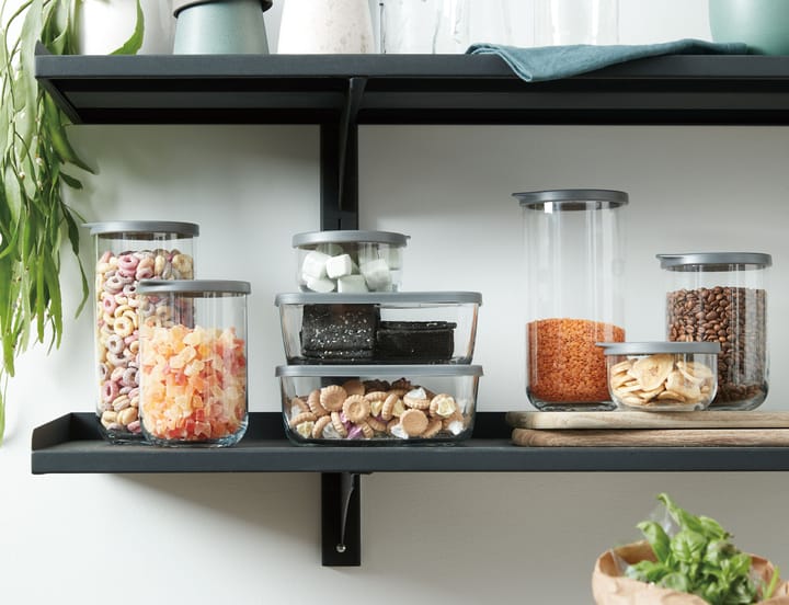Bocal de rangement avec couvercle Café 38 cl, Transparent Aida
