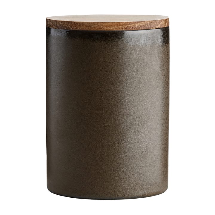 Bocal de rangement avec couvercle Raw 15 cm - Metallic brown - Aida