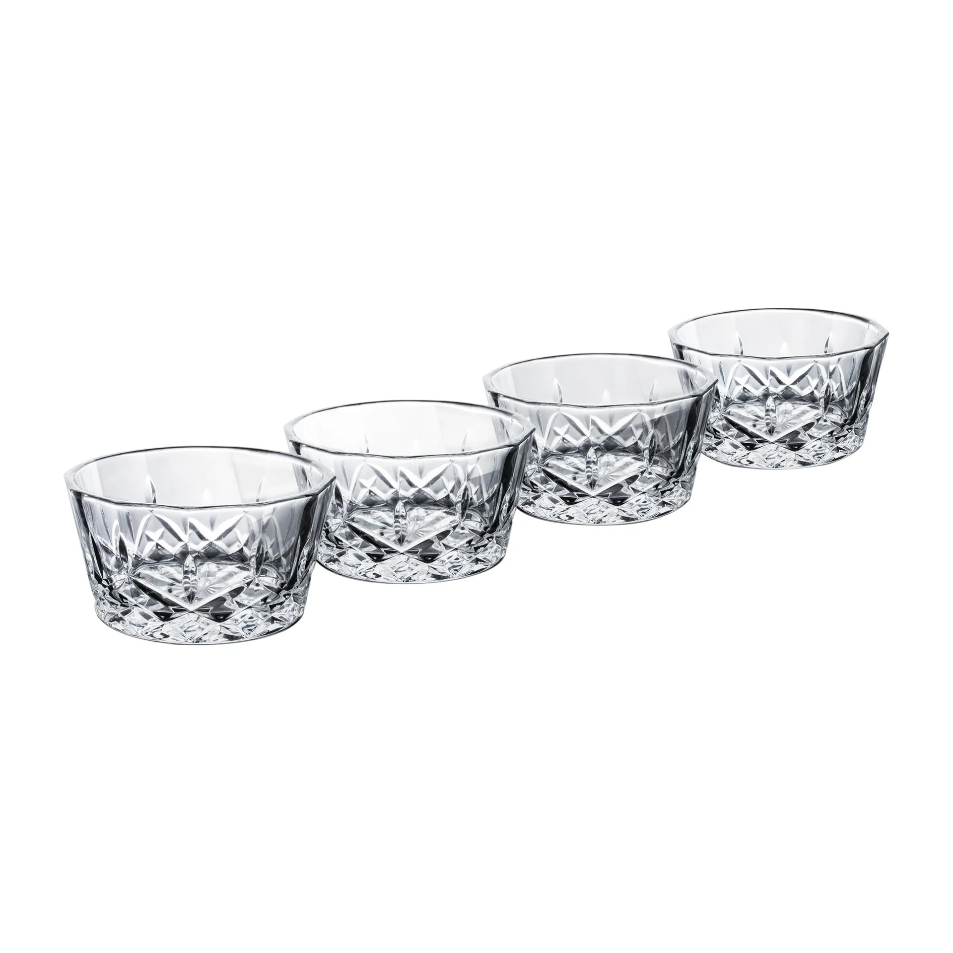 Bol Harvey Ø11,5 cm Lot de 4, Transparent Aida