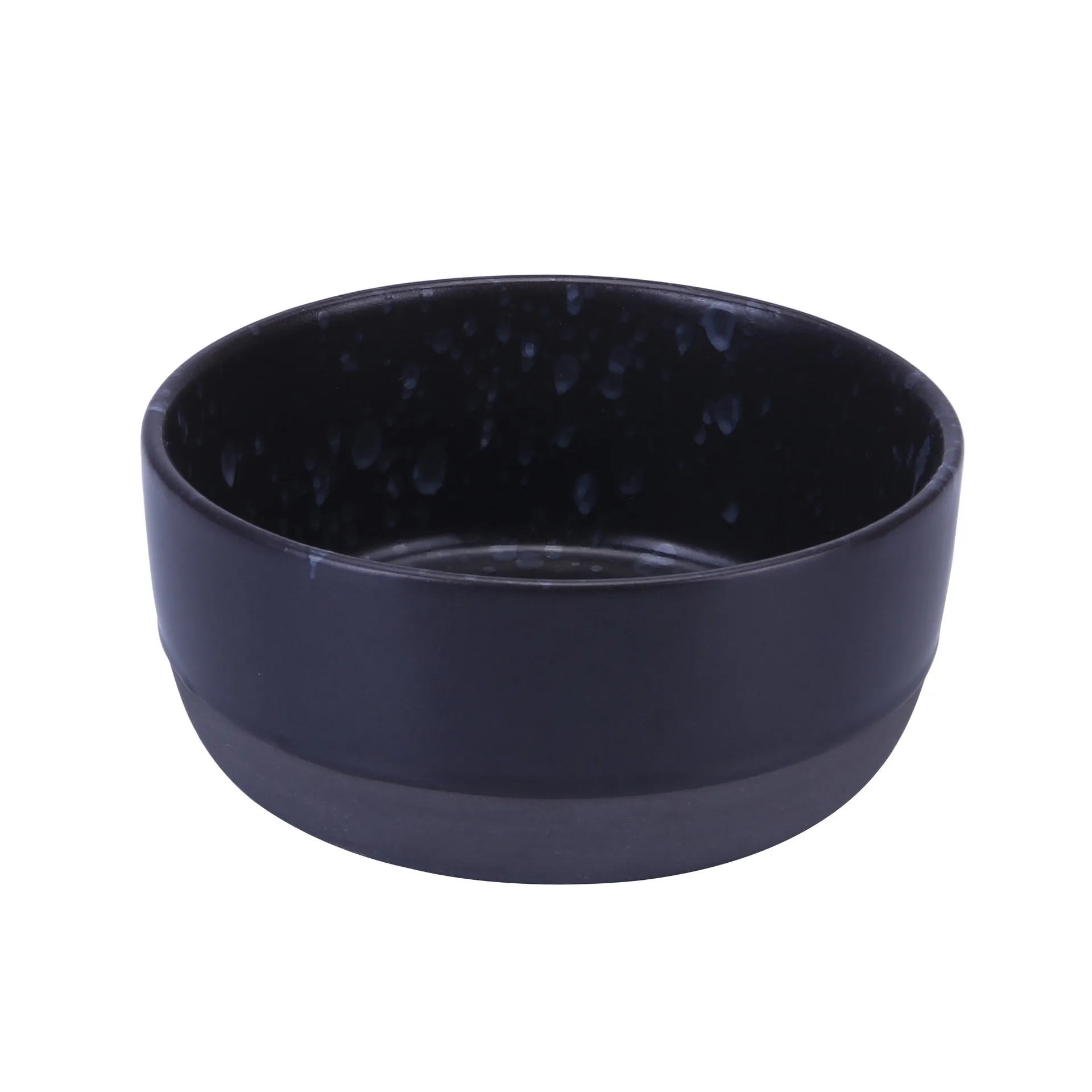 Bol Raw Ø13,5 cm, noir à pois Aida