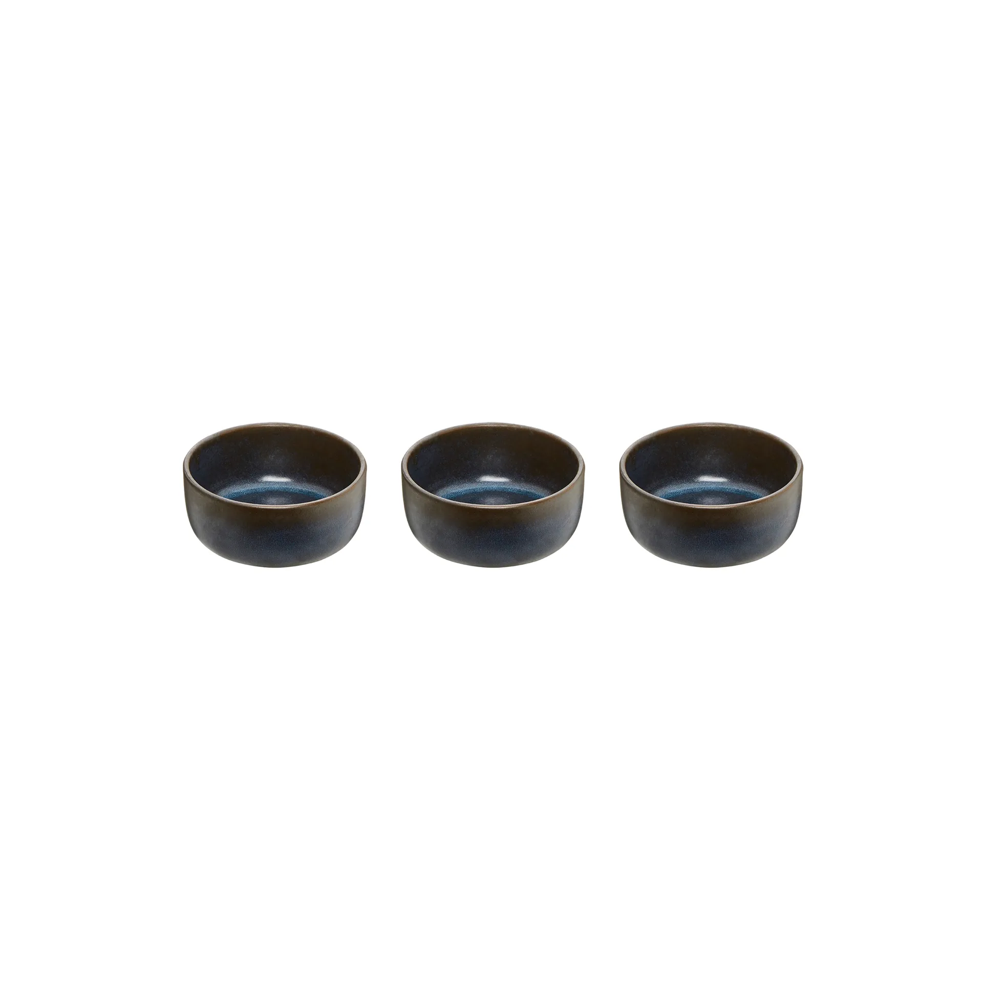 Bol Raw mini Ø7,5 cm Lot de 3, Midnight blue Aida