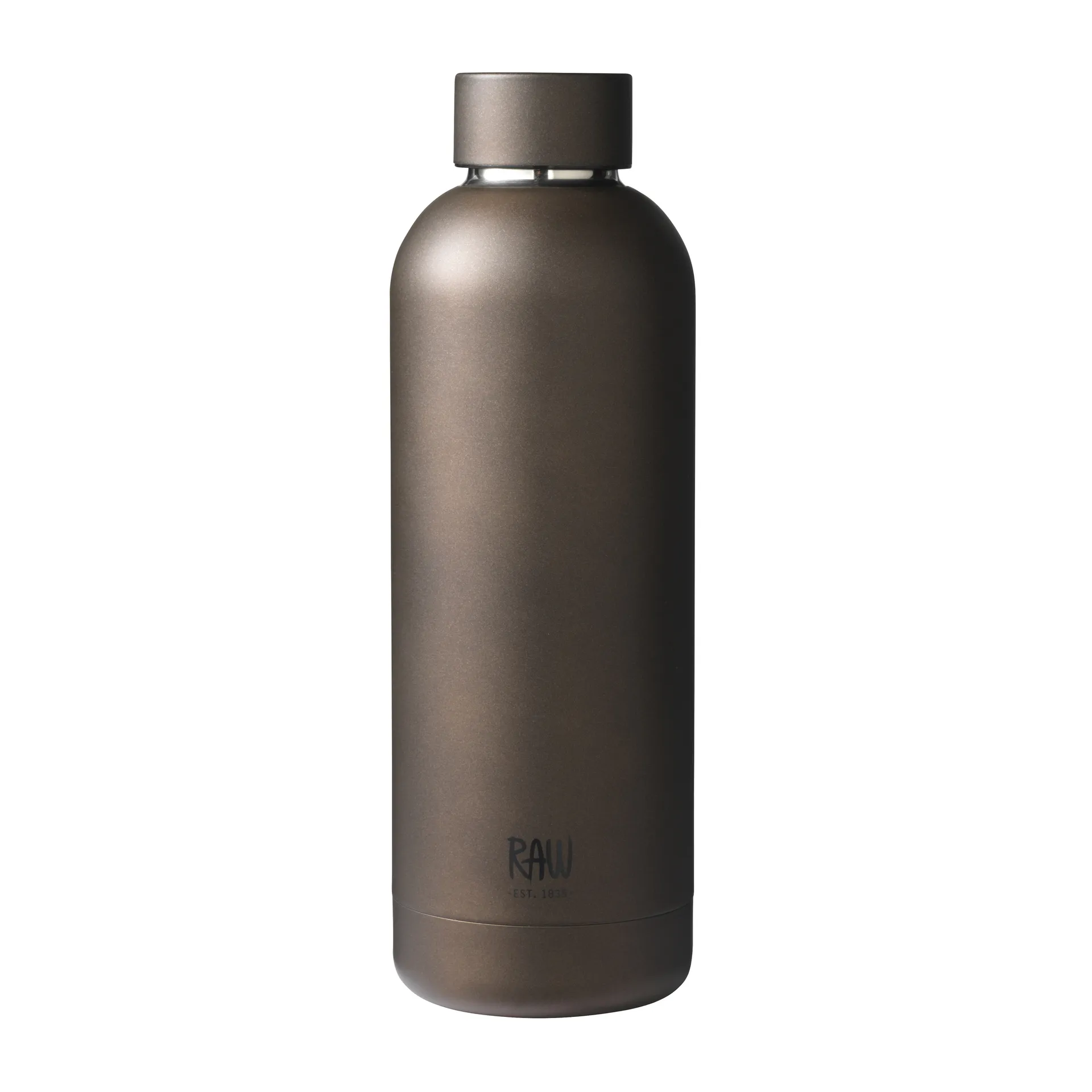 Bouteille thermos Raw 0,5 l, Marron mat Aida