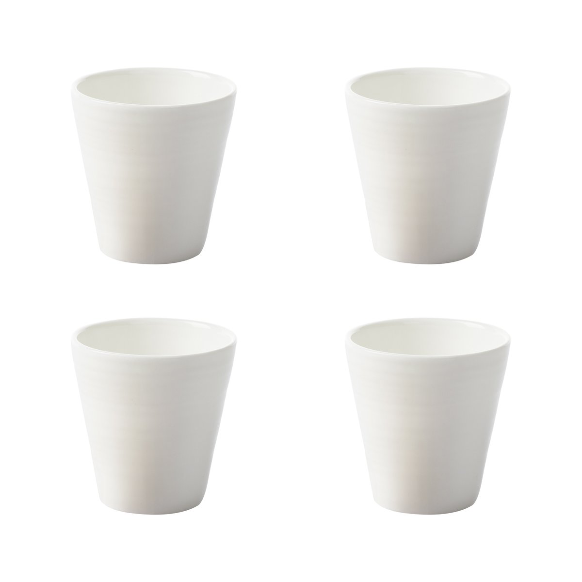 Aida Coquetiers Passion lot de 4 blanc | Design Scandinave | Coquetiers | Blanc