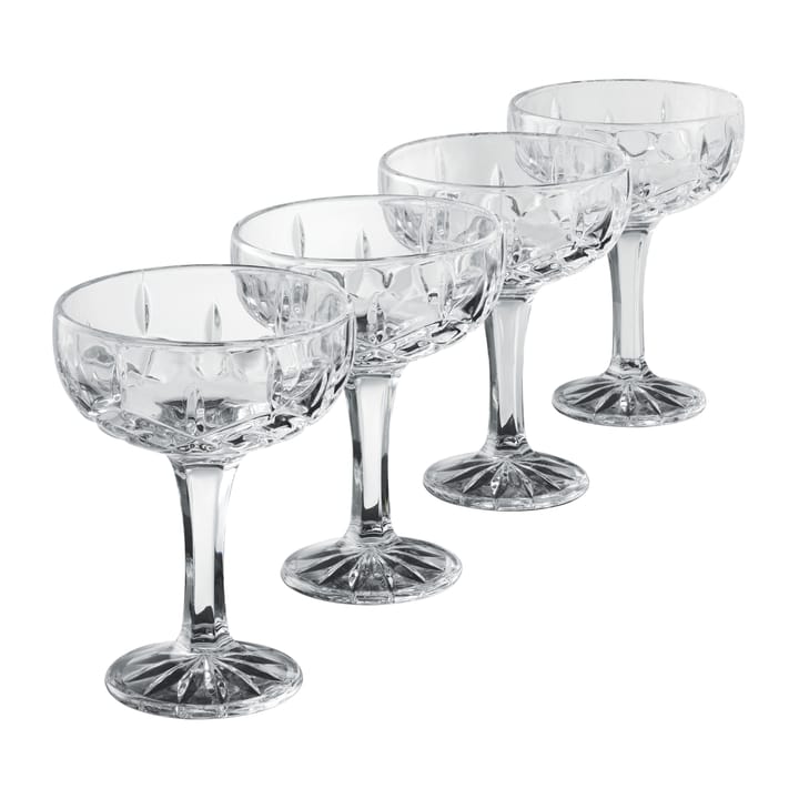 Coupe à champagne Harvey 25 cl Lot de 4 - Transparent - Aida