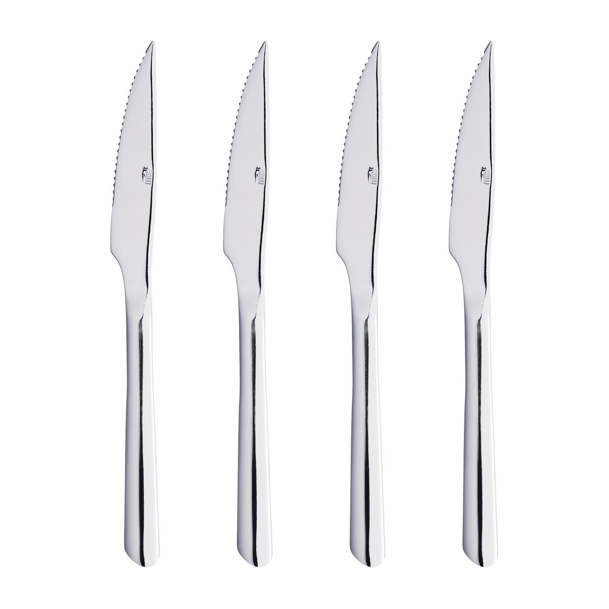 Aida Couteau à steak Raw Acier inoxydable | Design Scandinave | Couteaux à steak | Argenté