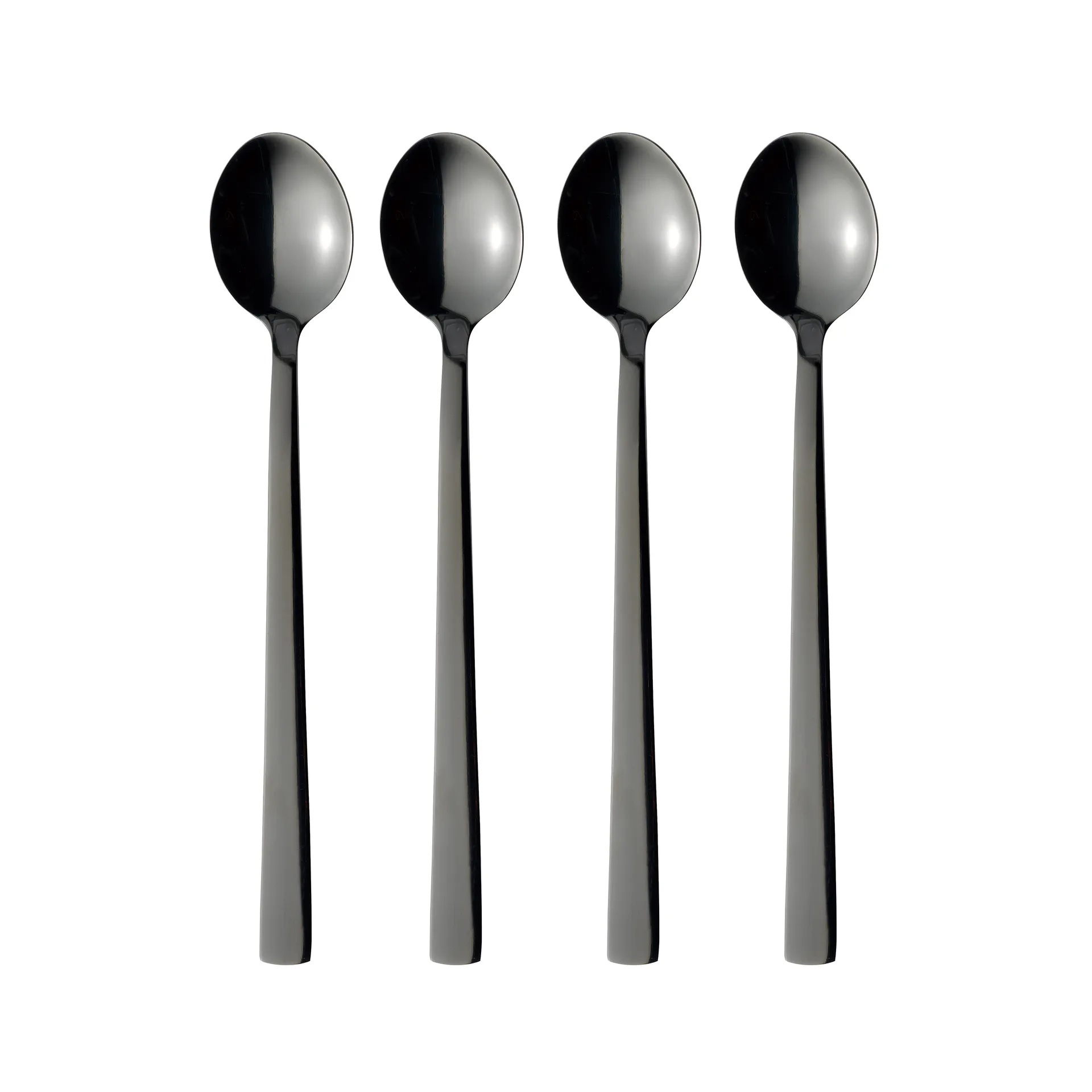 Cuillère à latte Raw Lot de 4, Black Aida