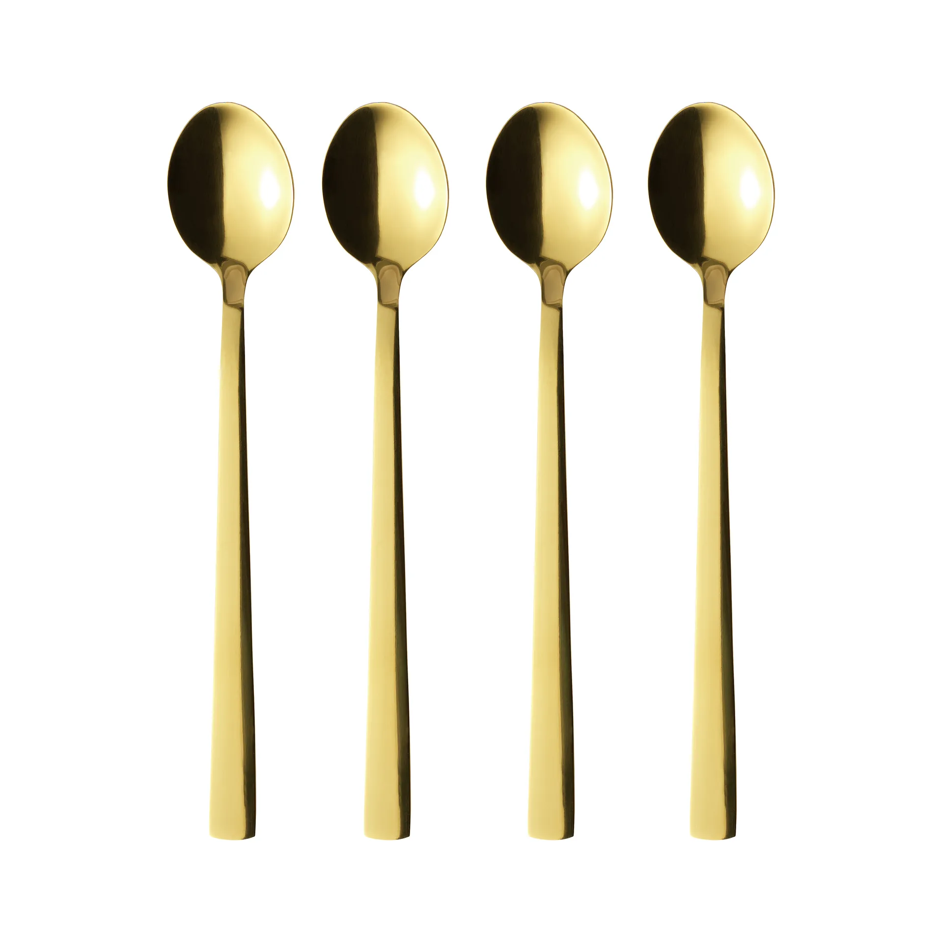 Cuillère à latte Raw Lot de 4, Gold Aida