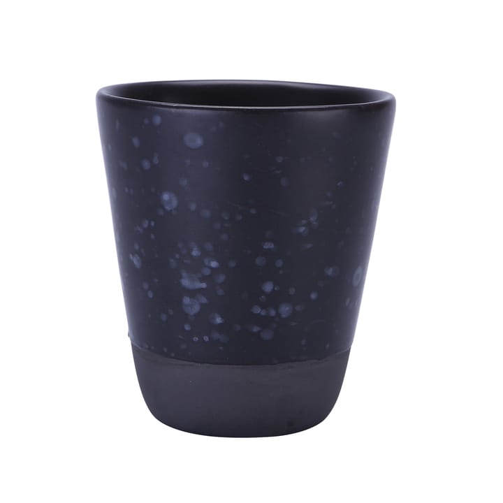 Mug Raw double paroi 25 cl - noir à pois - Aida