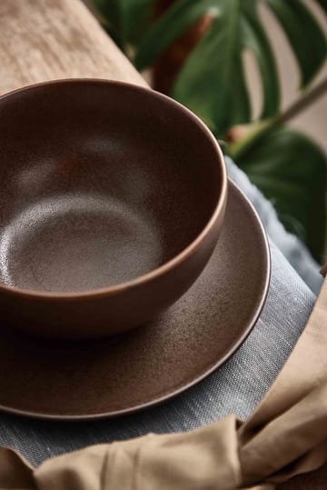 Petite assiette Ceramic Workshop Ø19,5 cm - Chestnut-matte brown - Aida