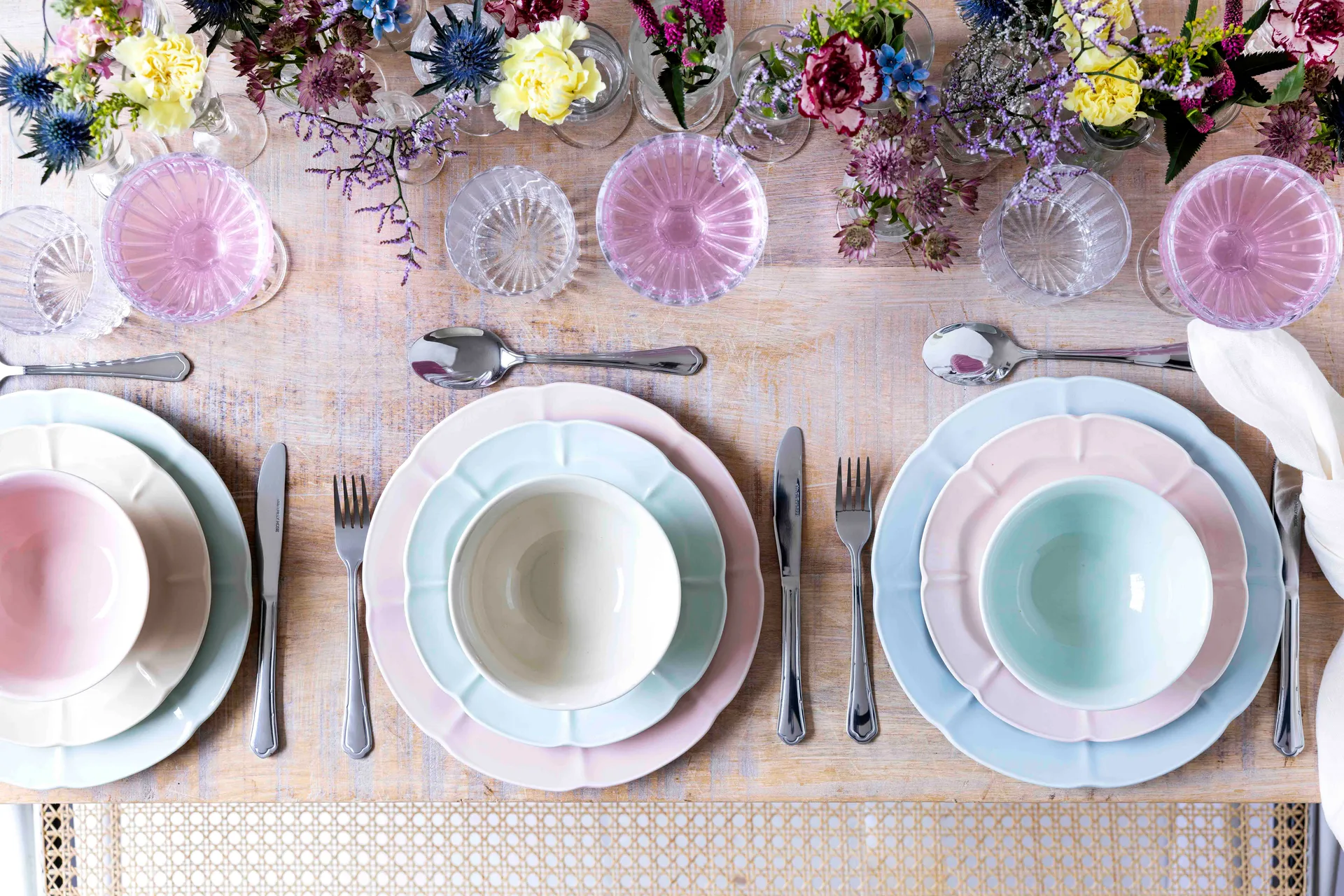 Petite assiette Søholm Solvej 22 cm, Minty green Aida