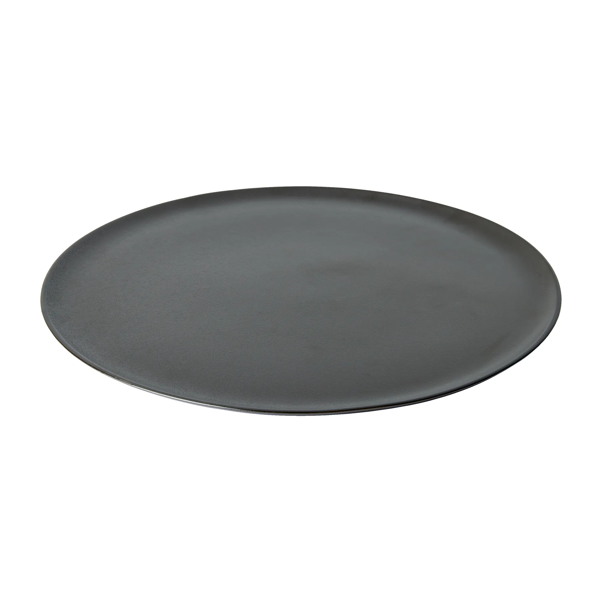 Plat à service Raw Ø 42 cm, Noir titane Aida