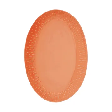 Plat ovale Confetti - Apricot, 25,5x36 cm - Aida