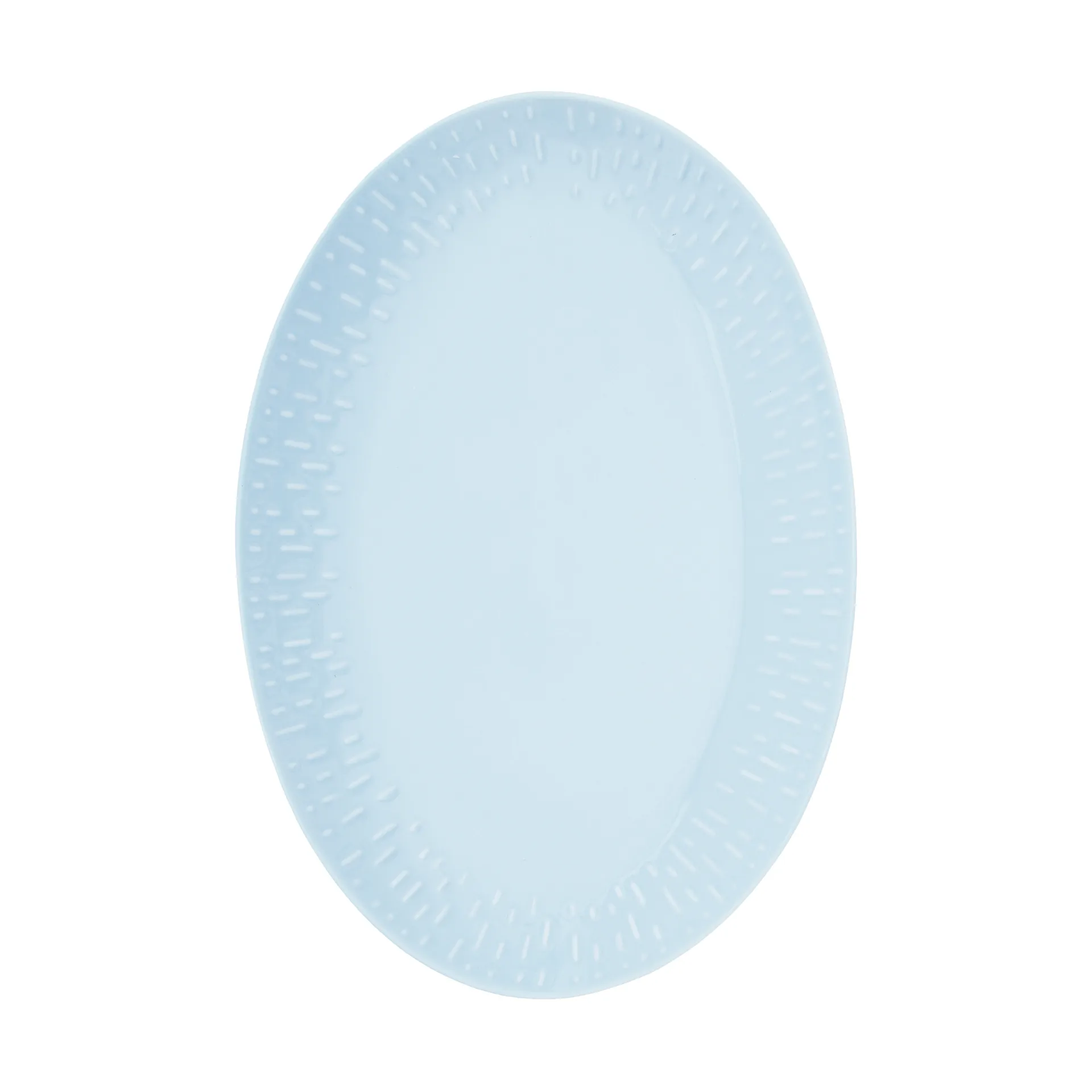 Plat ovale Confetti, Aqua, 25,5x36 cm Aida