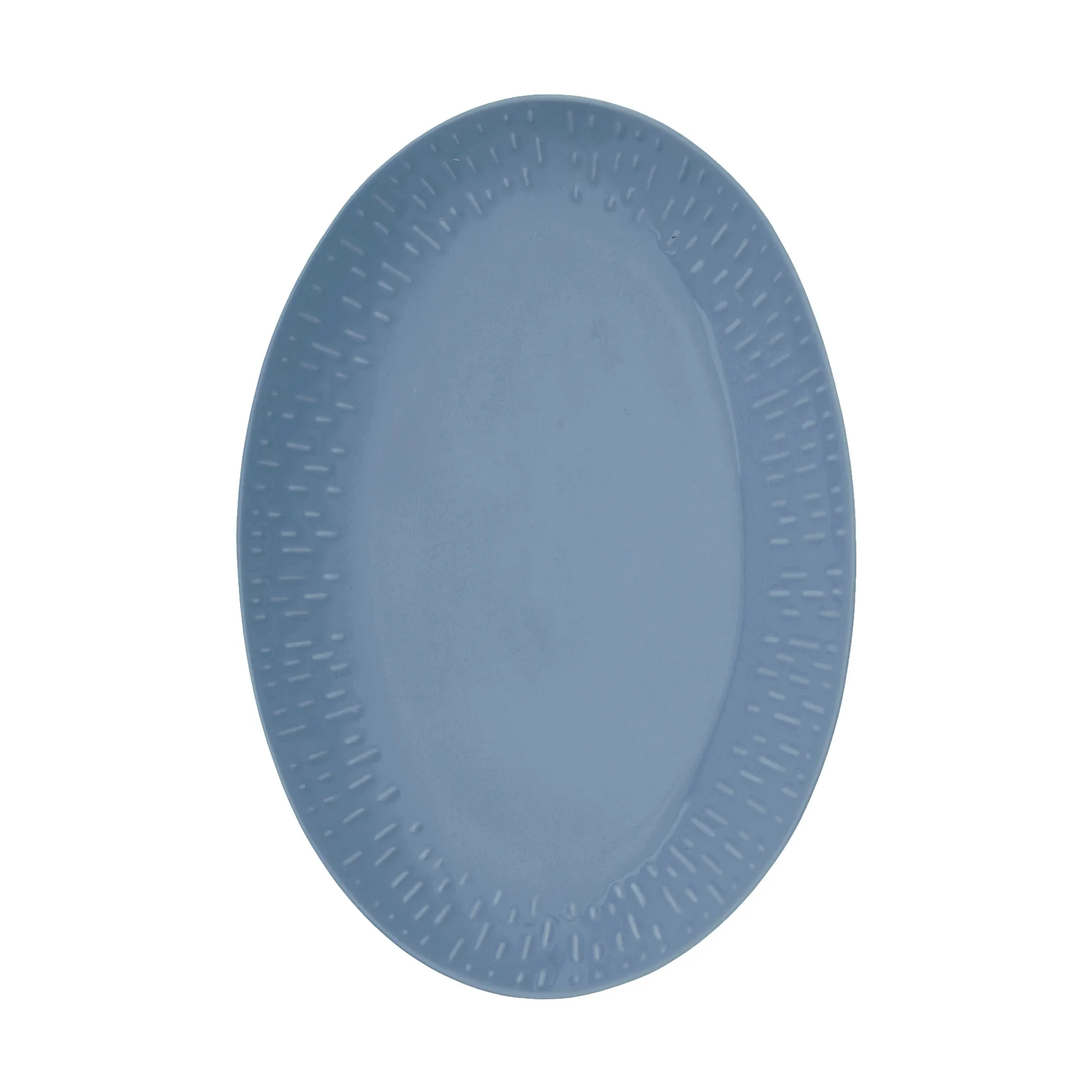 Plat ovale Confetti, Blueberry, 25,5x36 cm Aida