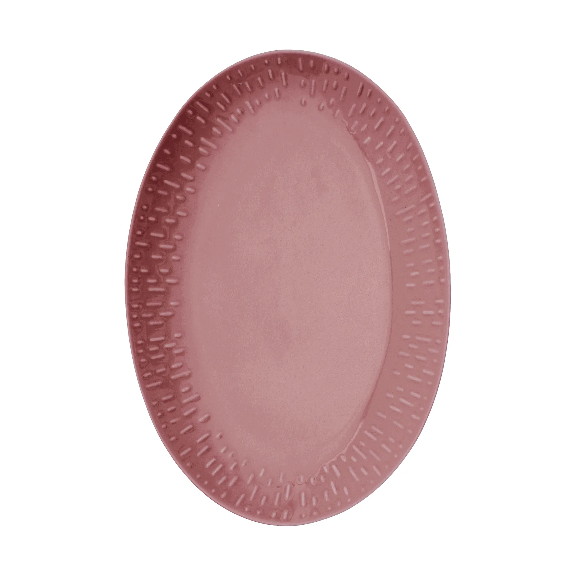 Plat ovale Confetti, Bordeaux, 25,5x36 cm Aida