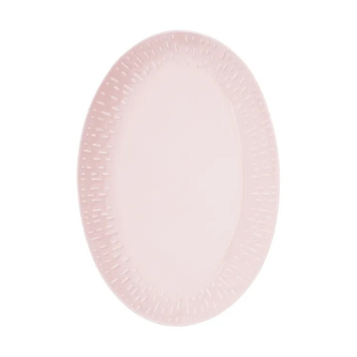 Plat ovale Confetti - Candyfloss, 25,5x36 cm - Aida
