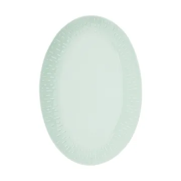 Plat ovale Confetti - Pistachio, 25,5x36 cm - Aida
