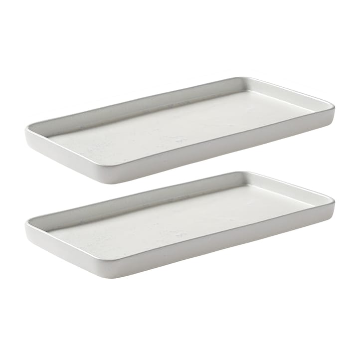 Plat Raw 18x34 cm Lot de 2 - Arctic white - Aida