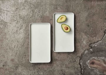 Plat Raw 18x34 cm Lot de 2 - Arctic white - Aida