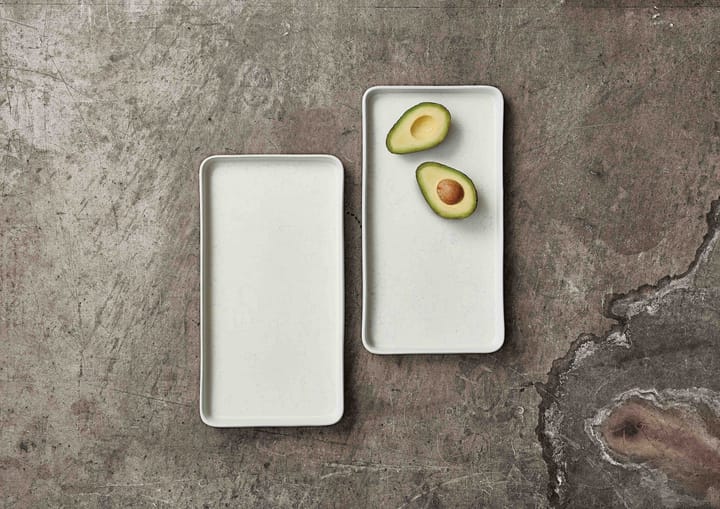 Plat Raw 18x34 cm Lot de 2, Arctic white Aida
