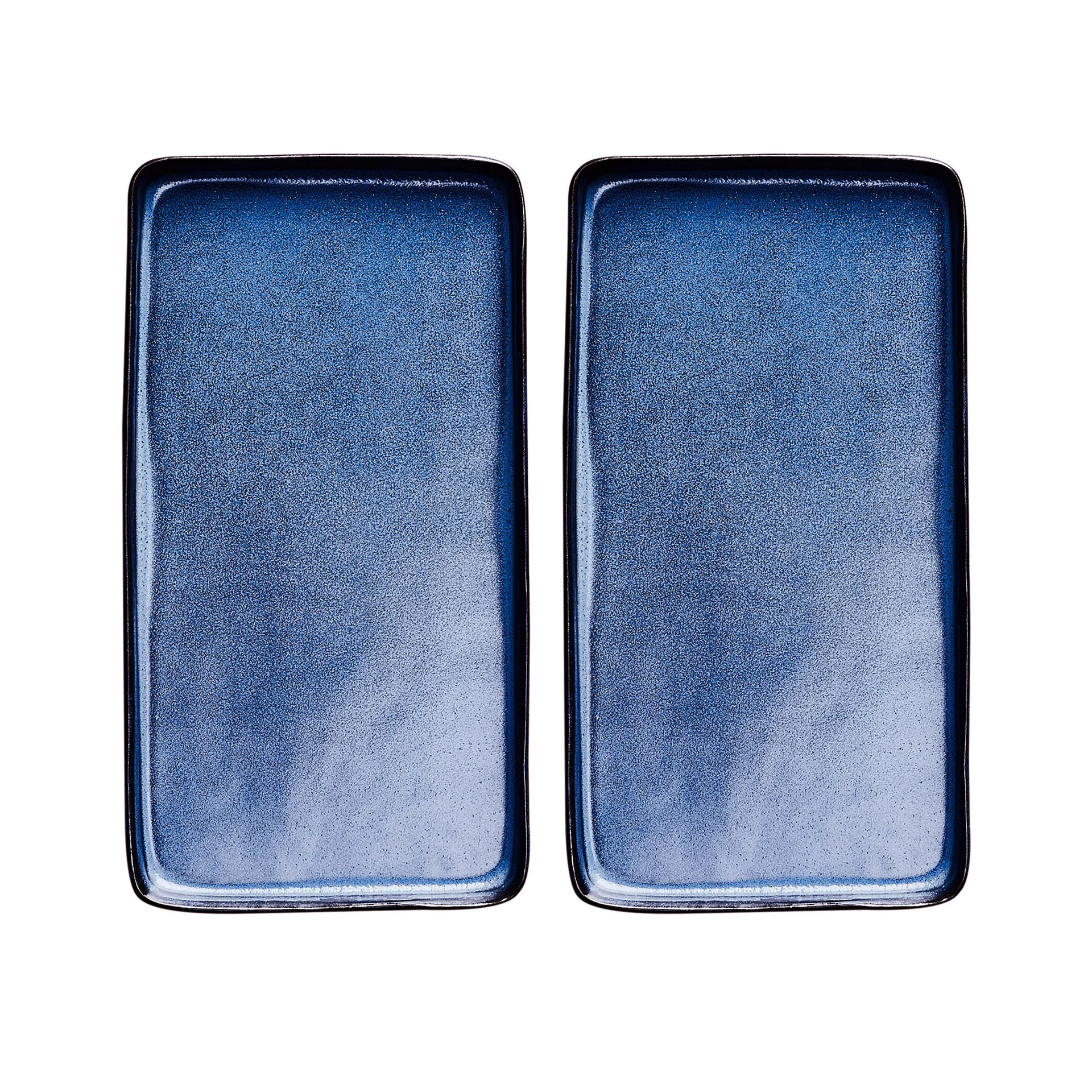 Plat Raw 18x34 cm Lot de 2, Midnight blue Aida