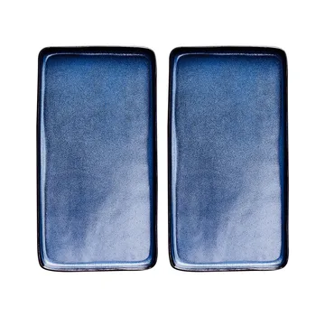 Plat Raw 18x34 cm Lot de 2 - Midnight blue - Aida