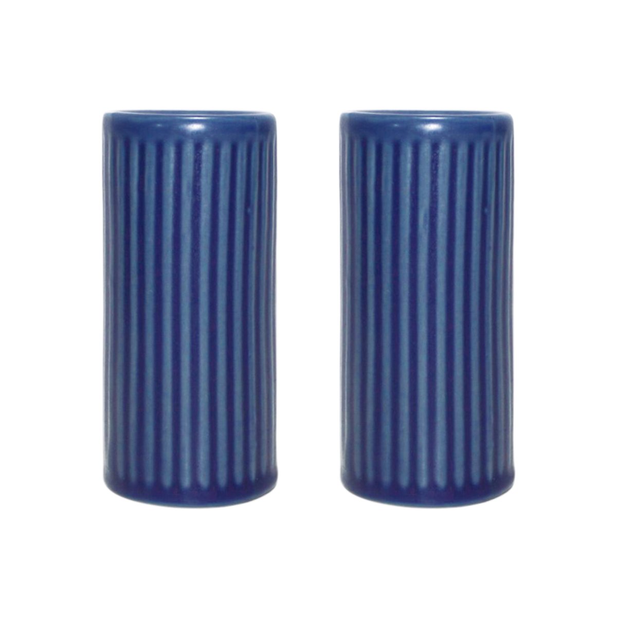 Aida Salière et poivrier Groovy Blue stoneware | Design Scandinave | Salières & poivrières | Bleu