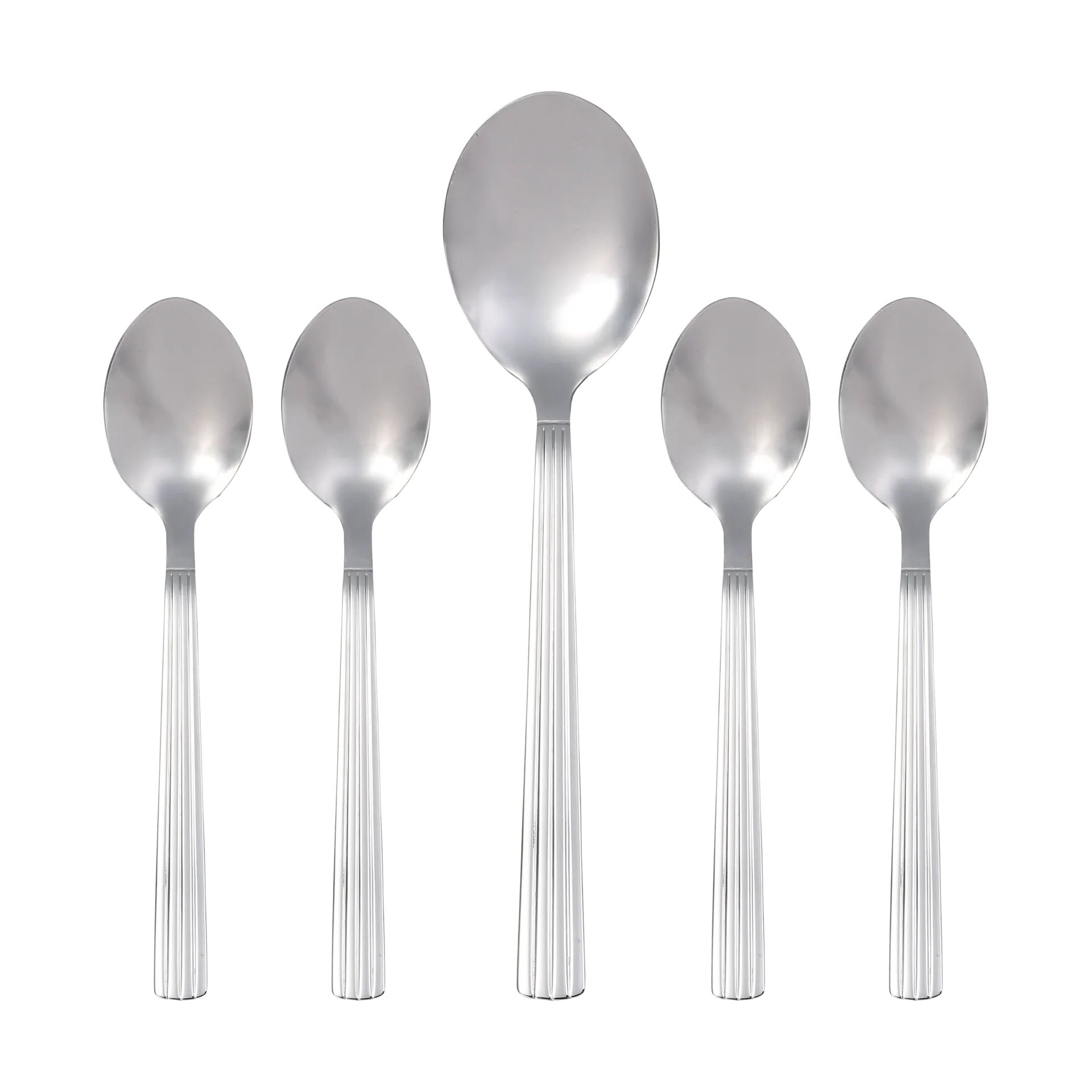 Set de couverts Groovy Lot de 5, Acier inoxydable Aida