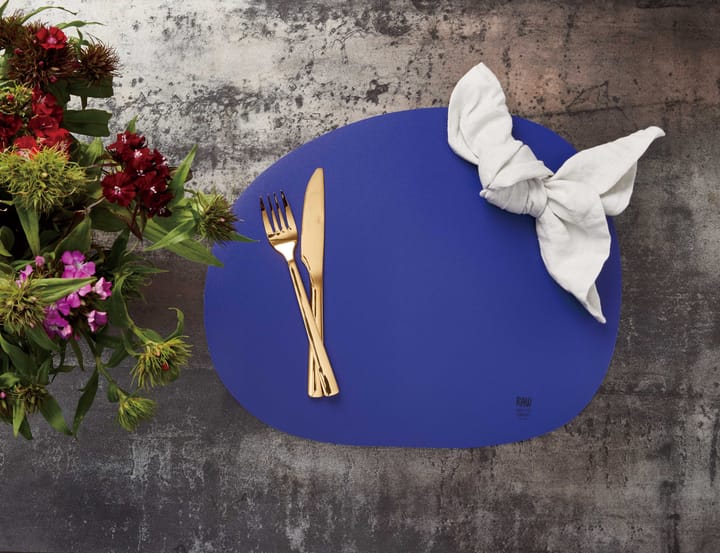 Set de table Raw 41 x 33,5 cm, Azure blue Aida