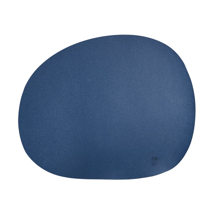 Set de table Raw 41 x 33,5 cm, Bleu foncé Aida