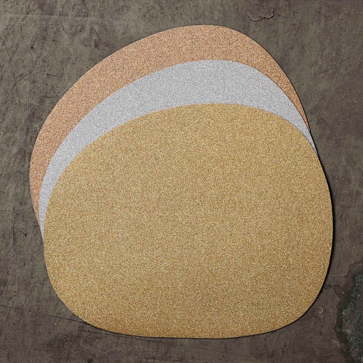 Set de table Raw 41 x 33,5 cm, Gold Aida
