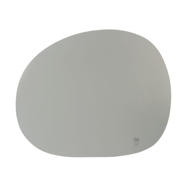 Set de table Raw 41 x 33,5 cm, Gris clair Aida
