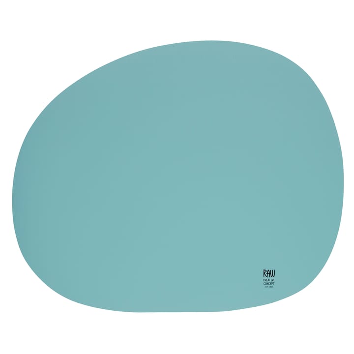 Set de table Raw 41 x 33,5 cm - Mint blue - Aida