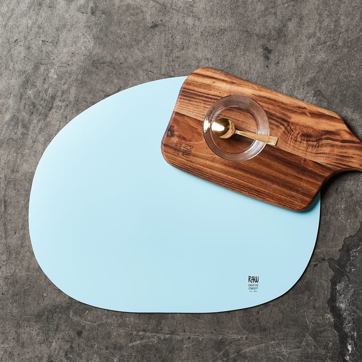 Set de table Raw 41 x 33,5 cm, Mint blue Aida