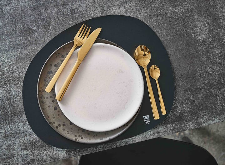 Set de table Raw 41 x 33,5 cm, noir Aida