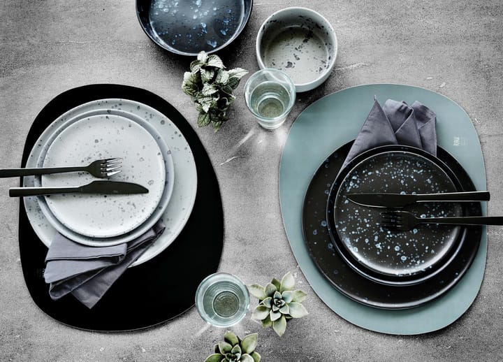 Set de table Raw 41 x 33,5 cm, noir Aida