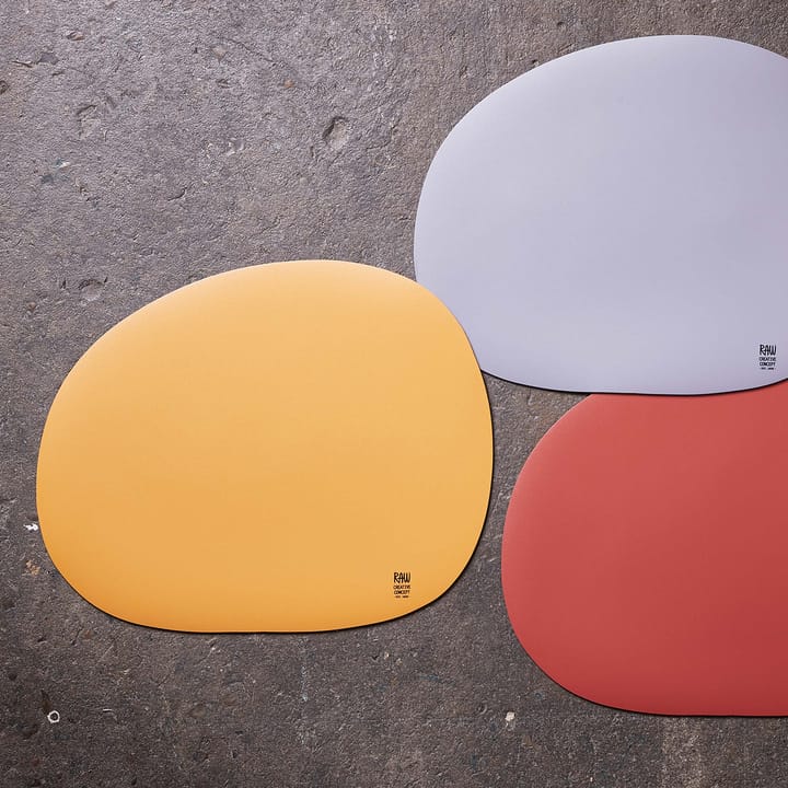 Set de table Raw 41 x 33,5 cm - Pumkin yellow - Aida