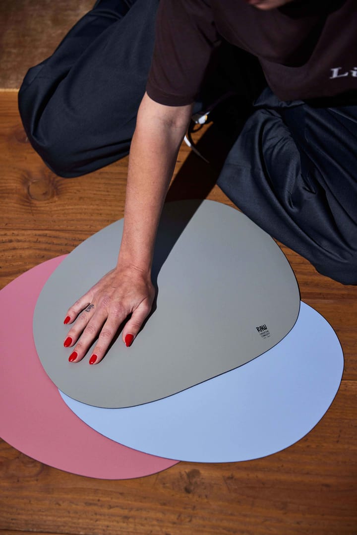 Set de table Raw 41 x 33,5 cm - Sky blue - Aida