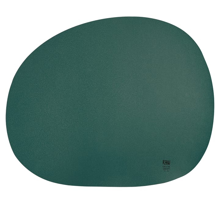 Set de table Raw 41 x 33,5 cm - Vert foncé - Aida