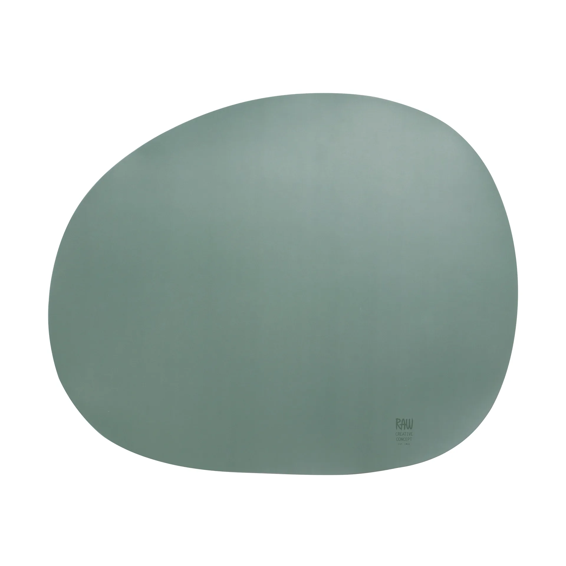 Set de table Raw 41 x 33,5 cm, vert Aida