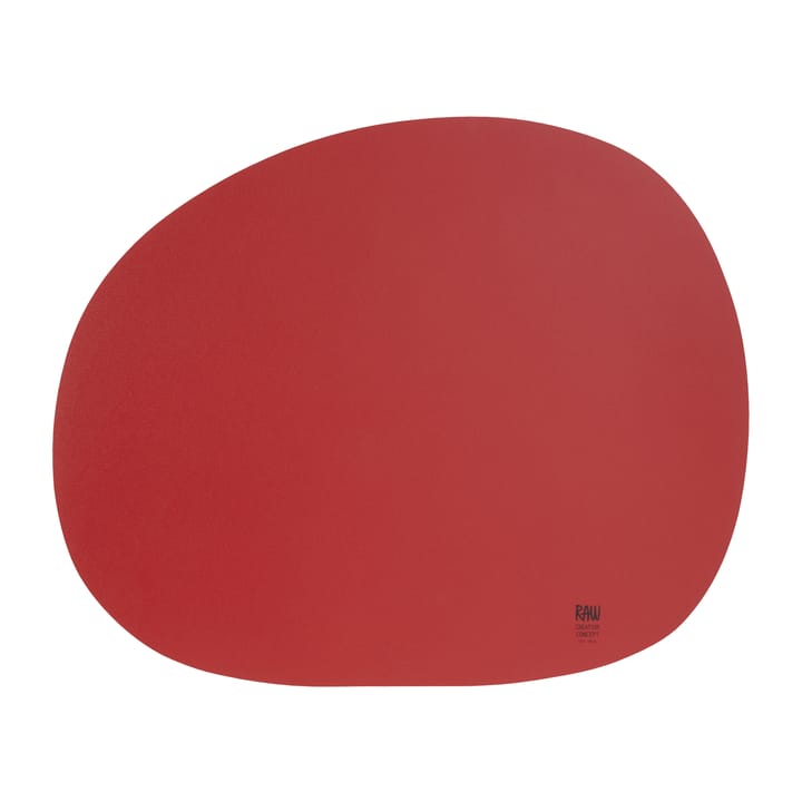 Set de table Raw 41 x 33,5 cm - Very berry red - Aida