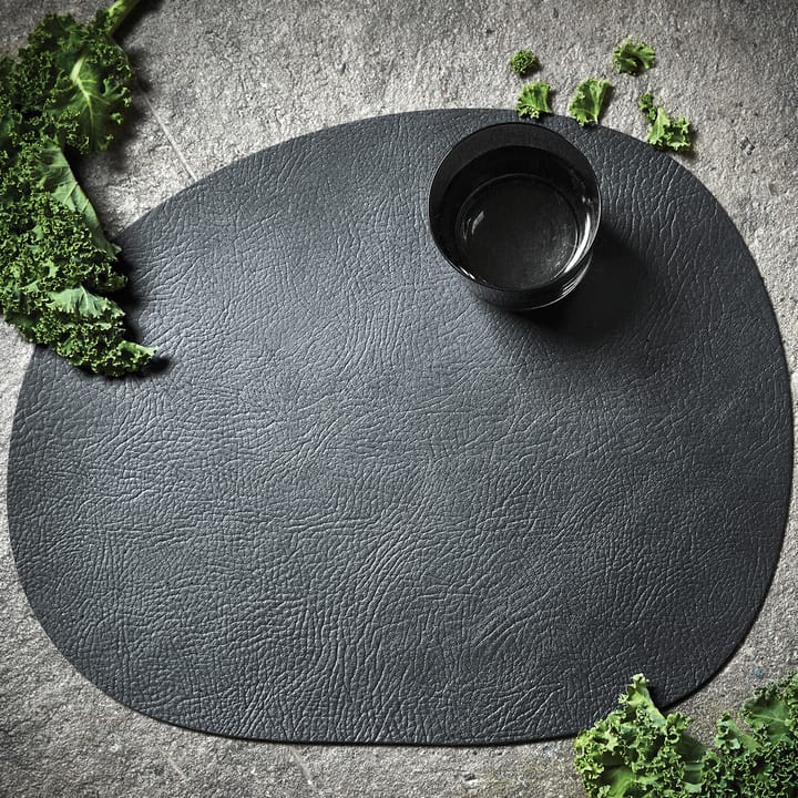 Set de table Raw cuir - Black buffalo (noir) - Aida